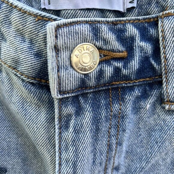 NWOT Y2K Boho Adika Butterfly Print High Waisted Jeans M - Picture 8 of 14